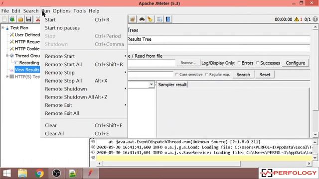 JMeter BeginnerTutorial 4 | JMeter UI Understanding ver 5.3 Tutorial by Perfology | 2020