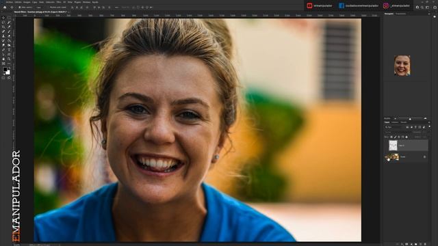 Suavizar la piel fácilmente con los Neural Filters de Photoshop смотреть онлайн