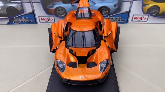 2017 Ford GT- 1:18 Maisto Diecast Model Unboxing From Costco смотреть онлайн