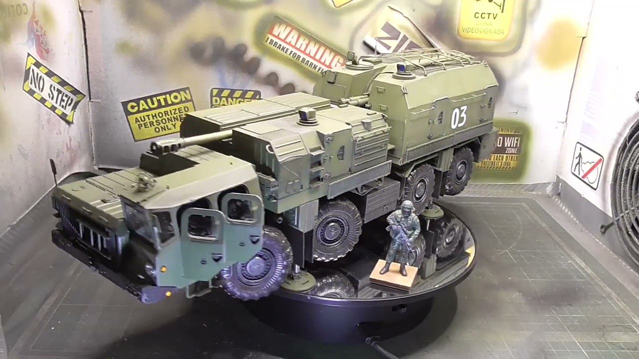 RUSSIAN 130 mm Coastal Defense Gun A-222 Bereg / А-222 «Берег», 1/35, Trumpeter 01036.