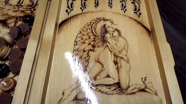 нарды резные из дерева