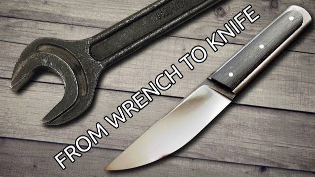 Making a Knife From An Old Wrench смотреть онлайн