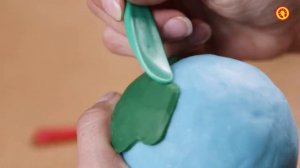 How to model the Earth planet with PLASTILINA Nature Colors modelling clay