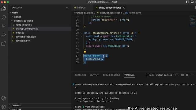 Building an AI Chatbot with Vue.js, Node.js, and OpenAI
