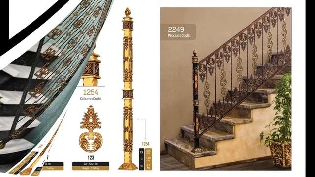 Красивые перила из кованых и литых элементов. Часть 3