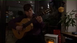 Flamenco guitarist plays a Farruca falseta.