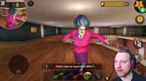 ВЗОРВАЛ ДОМ МИСС ТИ Прохождение игры Scary Teacher 3D