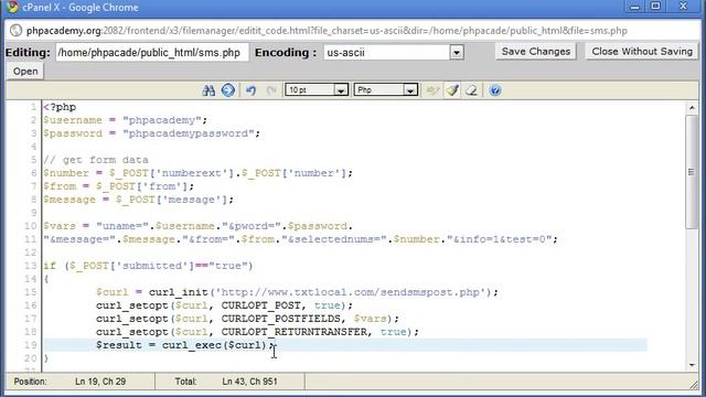 PHP Tutorials: Sending a SMS message using PHP (Part 4)