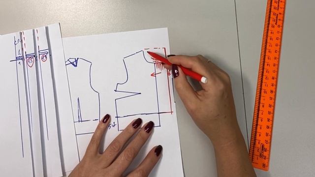 Моделирование выкройки лифа со складками. Шьем платье изо льна в винтажном стиле.