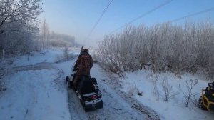 Два снегохода Русская механика ТАЙГА ВАРЯГ 550 V, и квадроцикл STELS GEPARD 850