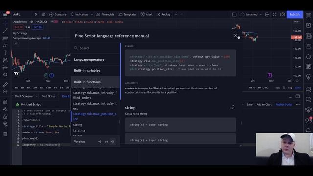 [PINESCRIPT TUTORIAL PART 1] Backtest a Moving Average Strategy For Stocks and Crytpo in 5 Minutes