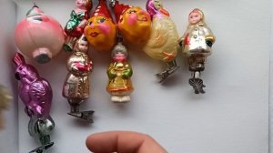 Елочные игрушки из СССР из 70х - обзор цены