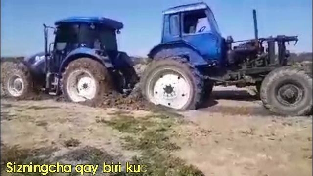 Мтз & НевХолланд Кайси кучли албатта куйинги сонда идеал Тракторлар булади