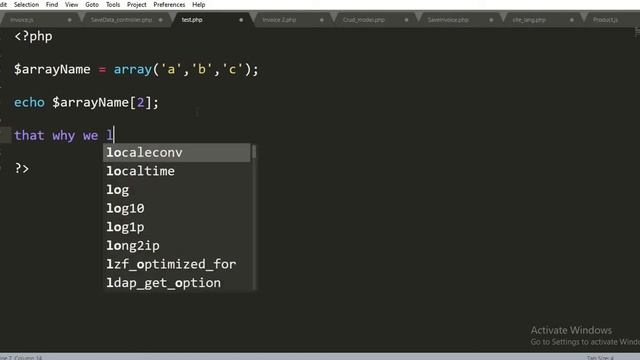 foreach loop in php