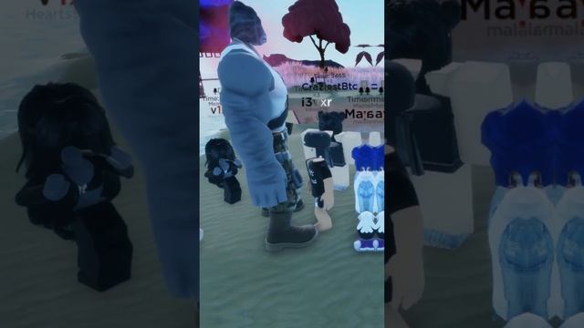 KORBLOX AND HEADLESS HANGOUT SUS MOMENT #Shorts #roblox #robloxvc