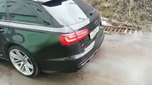 Audi rs6 milltek выхлоп