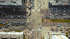 Таймлапс над пр Просвещения - пр Энгельса