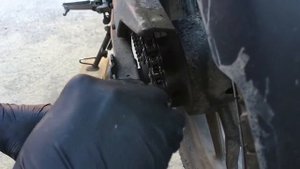 BAJAJ NS200: обслуживание цепи