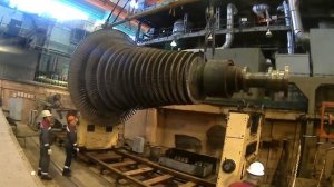 Балансировка ротора 32 тонны на станке