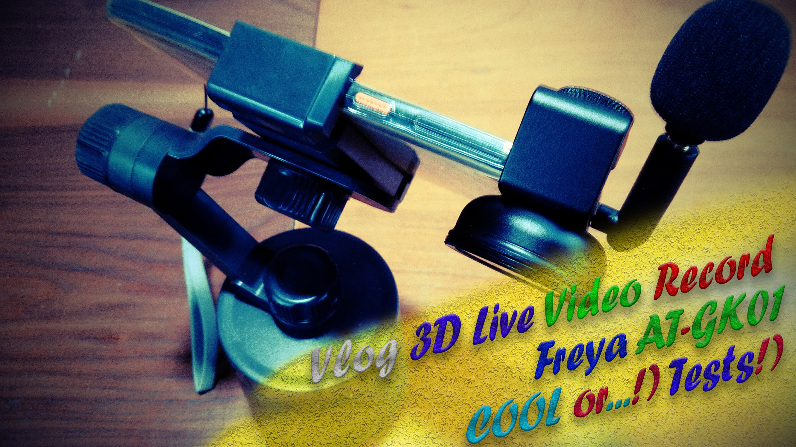 Vlog 3D Live Video Record Freya AT-GK01. Чё за гляделка за лицом!)