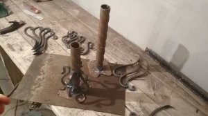 Ковка фонаря для крыльца (Forging a lantern for a porch)Forged metal Lamp