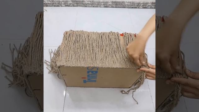 Amazing Reuse Ideas Waste Material for Storage Organizer | Jute Craft смотреть онлайн