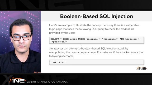 6.19. Introduction to Boolean-Based SQL Injection Vulnerabilities смотреть онлайн