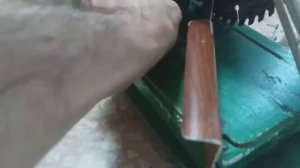 Модернизация  отрезной пилы КАЛИБР  в мини торцовку по дереву.