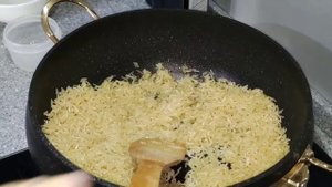 Жареный рис. برنج مجلسی рассыпчатый рис на гарнир