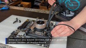 LGA1700 Install LIAN LI Galahad 240/360 AIO CPU Cooler