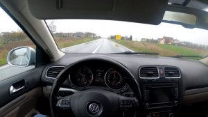 Golf 6 1.6 TDI 2010 (105HP) - POV Test Drive & 0-100 Acceleration (Binaural Audio)