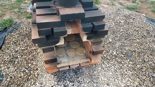 Печь по чёрному, а баня по белому. Походная баня на дачном участке.