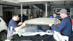 Edison MIG 302 Duos - замена крыши авто