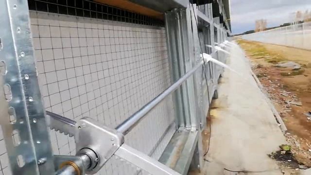Обзор монтажа больших клапанов системы вентиляции птичника. смотреть онлайн