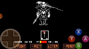 Undertale android (Undyne the undying's death scene)