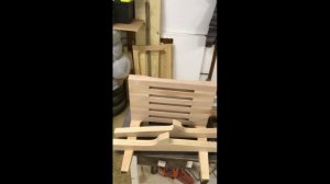 Делаем удобное кресло из бука.