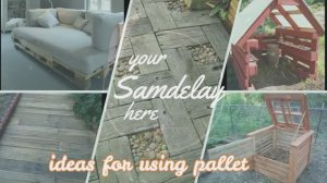 Ideas for using wood pallet. Идеи использования паллет