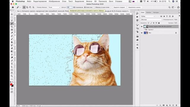 Волшебная палочка Фотошоп быстрое выделение photoshop. Простой урок как вырезать объект из фона.