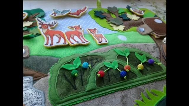 мягкая книжка панно Лесные животные смотреть онлайн