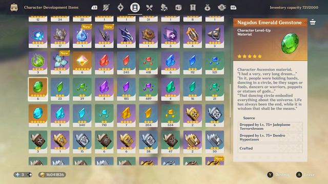 Genshin Impact: Ascension Materials For Yaoyao