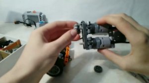 Сборка гоночного автомобиля из лего техник часть-1