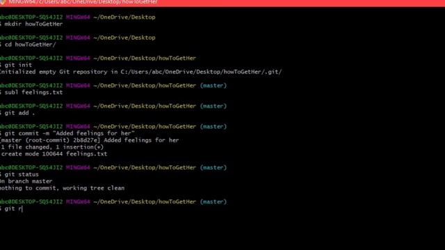 How to use Git to get them: Git Girl Analogy