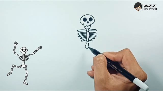 How to draw Dancing Skeleton смотреть онлайн