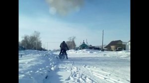 Стант на совке