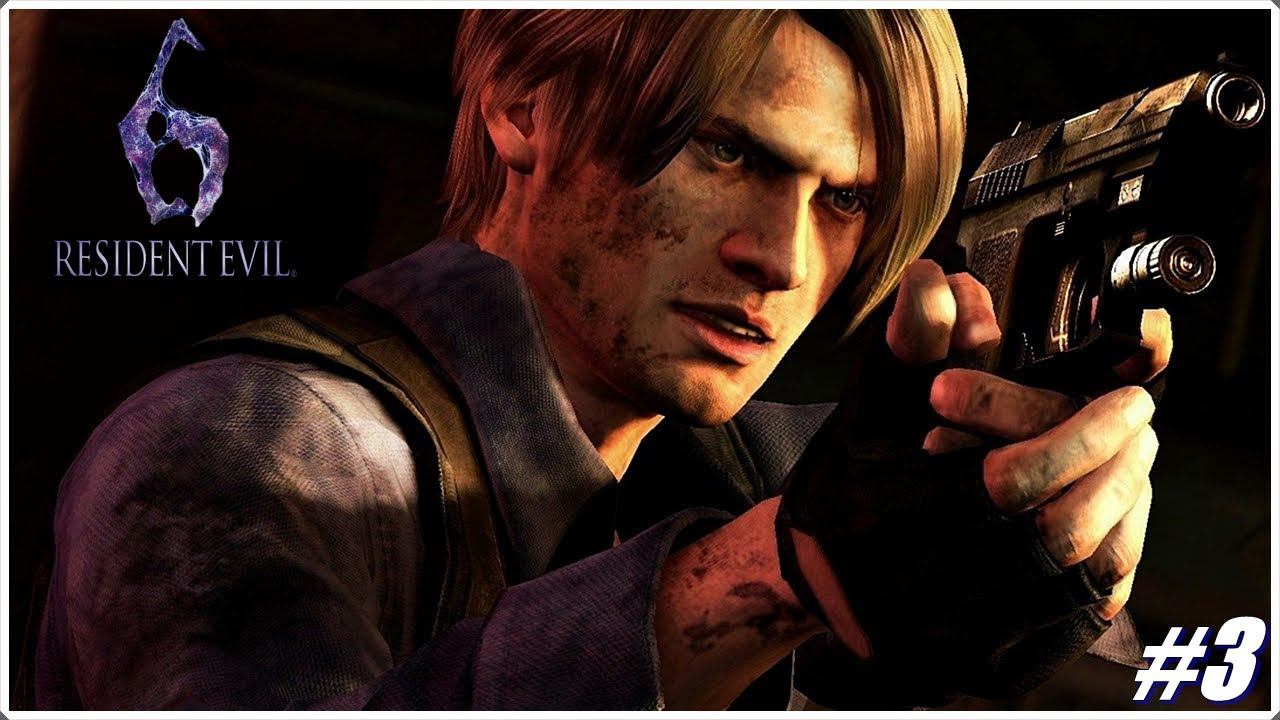 Леон✯Resident Evil 6 (часть 3)✯ ИГРОФИЛЬМ на русском ● PC