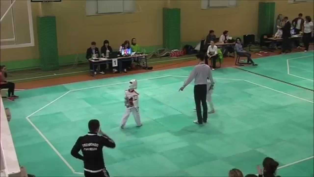 Taekwondo WTF. VIII Первенство Кубок Главы г. Дзержинский. 05.04.2015. Зайцев-Зиянгиров.