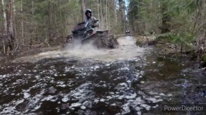 Квадр в болоте...