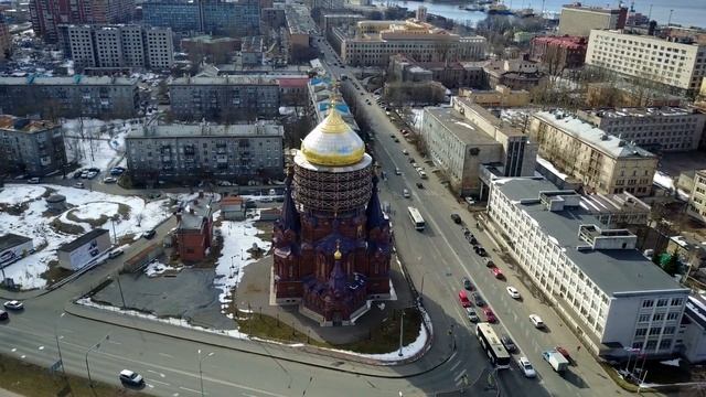 Санкт Петербург, м Нарвская, Храм Богоявления на Гутуевском о-ве, Обводный канал 18.04.2017 смотреть онлайн