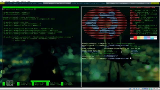 RICING UBUNTU 20.04 USING REGOLITH AND BUMBLEBEE STATUS BAR смотреть онлайн