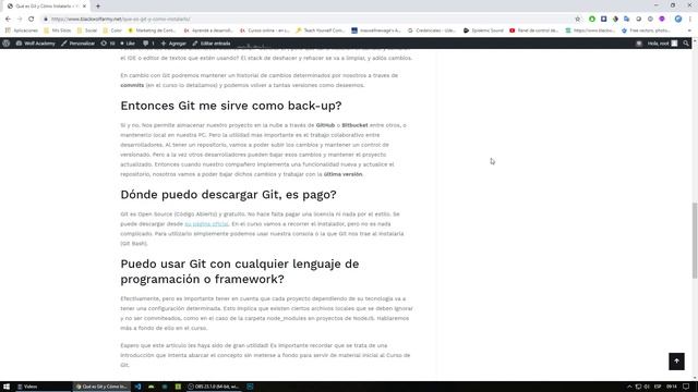 ? Curso Git con GitKraken #1 | Introducción e Instalación de Git смотреть онлайн